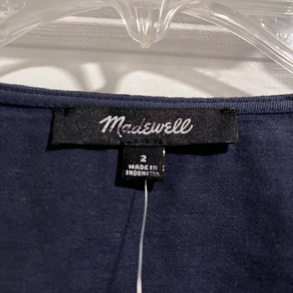 Madewell (Re)sponsible Long-Sleeve Button-Front Mini Dress - Picture 6 of 8